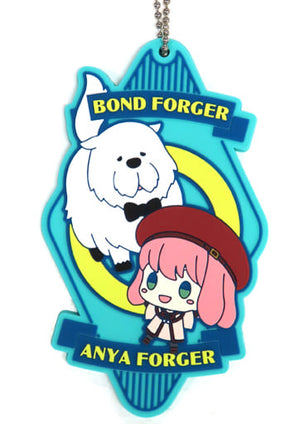 Anya Forger Bond Forger Blue X Yellow Spy x Family Code: White Ichiban Kuji Charm Rubber Collection Prize G Charm [USED]