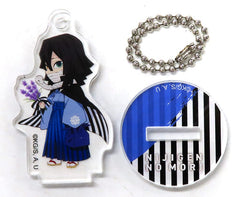 Obanai Iguro Demon Slayer: Kimetsu no Yaiba Acrylic Key Chain With Stand 2023 Nijigen no Mori Limited Key Chain [USED]