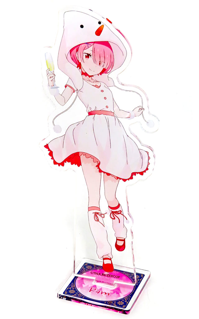 Ram Re:ZERO -Starting Life in Another World- Acrylic Stand Figure White Winter Ver. Acrylic Stand [USED]