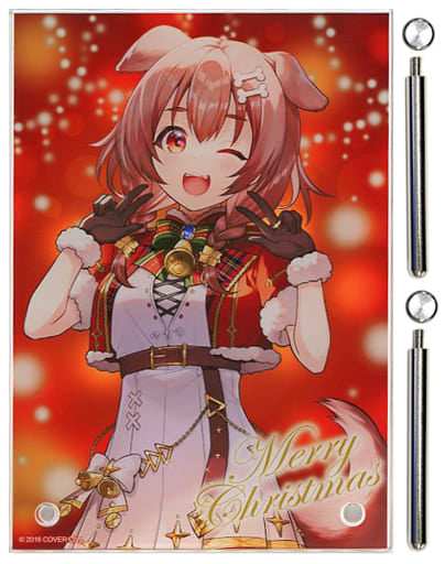 Inugami Korone VTuber Hololive Acrylic Panel hololive Xmas AR LIVE Sweet Happy Holiday Vol.1 Exclusive Acrylic Stands [USED]