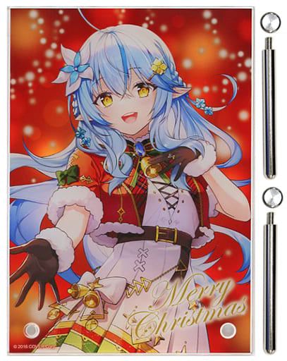 VTuber Hololive Yukihana Lamy Acrylic Panel hololive Xmas AR LIVE Sweet Happy Holiday Vol.1 Exclusive Acrylic Stands [USED]