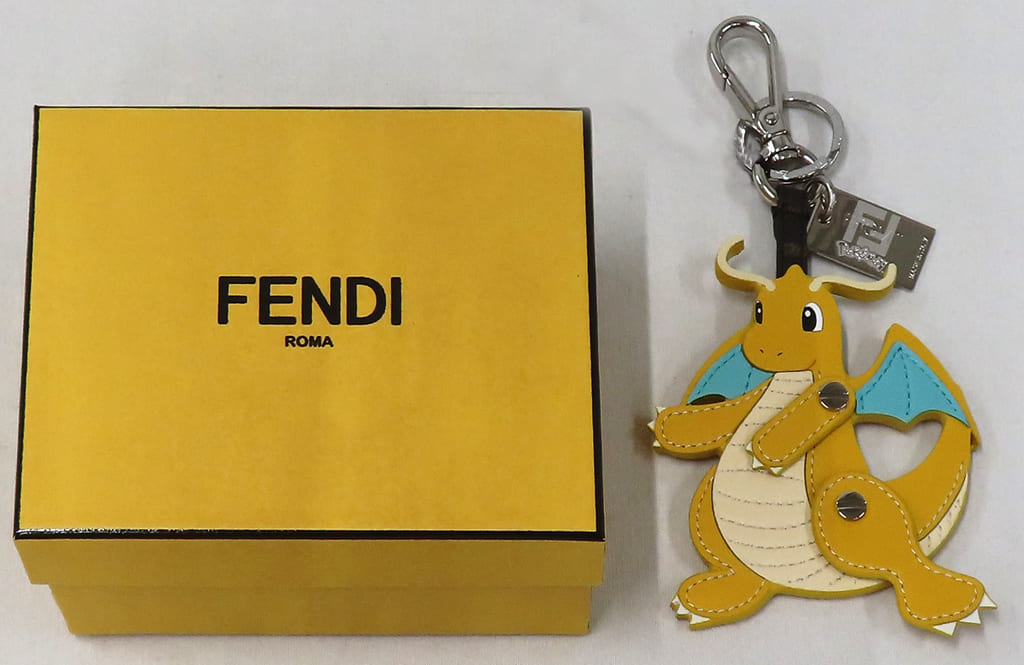 Dragonite Fendi x Frgmt x Pokemon Nappa Leather Charm Charm [USED]