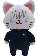 Satoru Gojo Jujutsu Kaisen Season 2 withCAT Plush Keychain with Eye Mask Key Chain [USED]