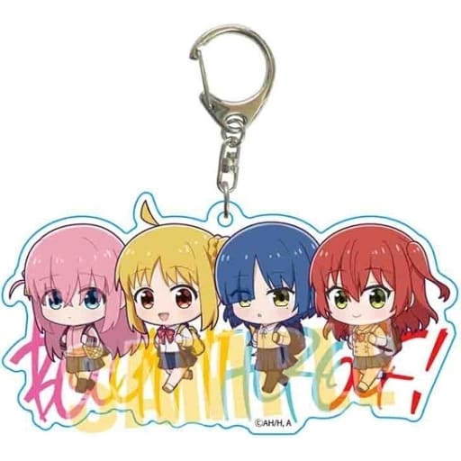 Hitori Goto, etc. Bocchi The Rock! Tekutoko Little Big Acrylic Key Chain Key Ring [USED]