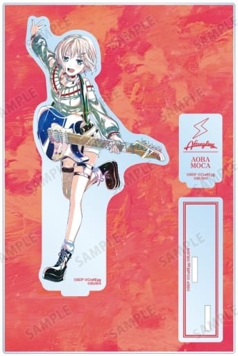 Moca Aoba BanG Dream! Girls Band Party! Ani-Art Part 5 Big Acrylic Stand with Accessories Acrylic Stand [USED]