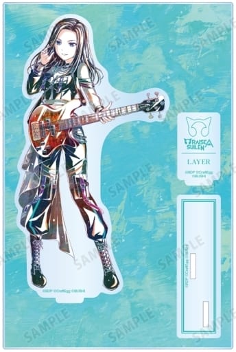Rei Wakana Layer BanG Dream! Girls Band Party! Ani-Art Part 5 Big Acrylic Stand with Accessories Acrylic Stand [USED]