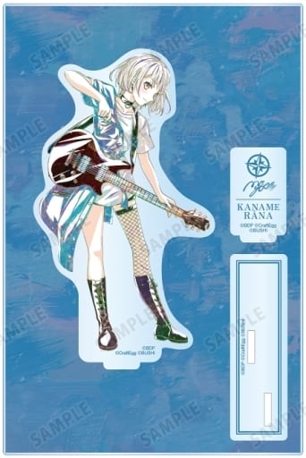 Rana Kaname BanG Dream! Girls Band Party! Ani-Art Part 5 Big Acrylic Stand with Accessories Acrylic Stand [USED]