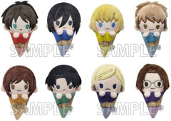 Mikasa Ackerman, etc. Attack on Titan Ice Tapinui All 8 Types Set Key Chain [USED]