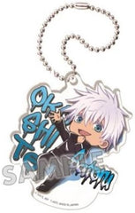 Satoru Gojo Jujutsu Kaisen Wake Me Up! Defo Melee!!! Acrylic Key Chain Key Chain [USED]