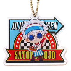 Satoru Gojo Jujutsu Kaisen Season 2 Acrylic Keychain Collection Tower Records Cafe 1st Edition Limited Key Chain [USED]