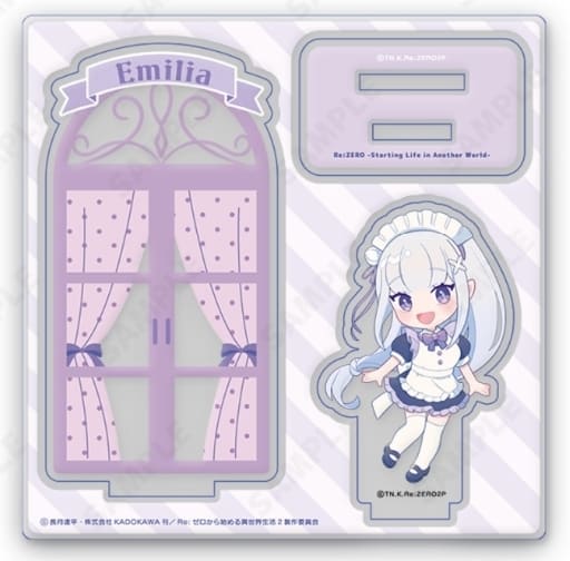Emilia Re:ZERO -Starting Life in Another World- Emilia Galore Ver. 1 Acrylic Stand Galore Series Acrylic Stand [USED]