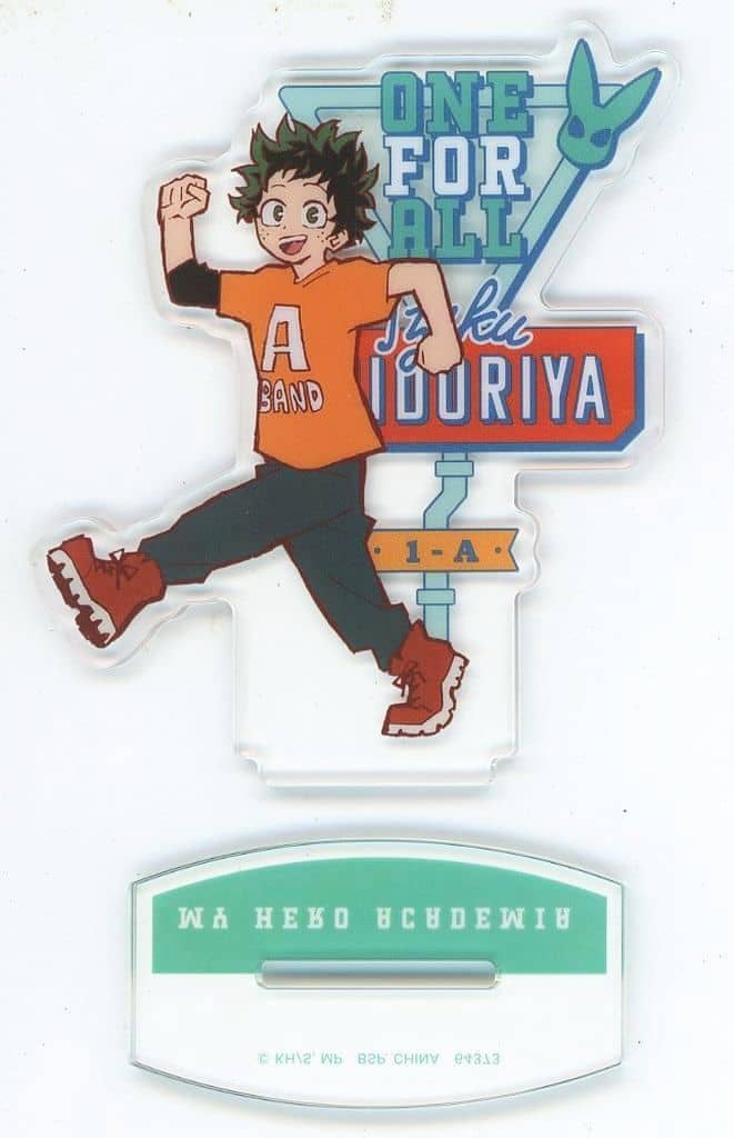My Hero Academia Izuku Midoriya Ichiban Kuji Tarenagase! Bunkasai! Acrylic Stand Prize G Acrylic Stands [USED]