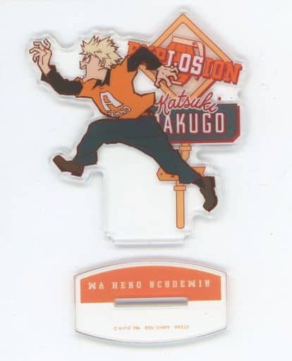 My Hero Academia Katsuki Bakugo Ichiban Kuji Tarenagase! Bunkasai! Acrylic Stand Prize G Acrylic Stands [USED]