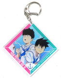 Shigeo Kageyama Ritsu Kageyama Square Mob Psycho 100 III Kujibikido Online Kuji Acrylic Key Chain Prize B-9 Key Chain [USED]