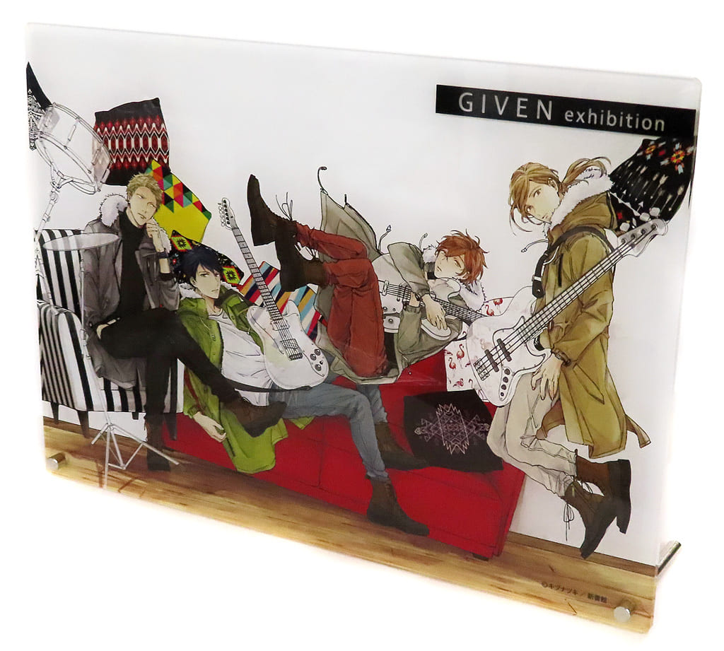 Akihiko Kaji, etc. Given Key Visual Acrylic Art Panels B Original Version Given Exhibition Special Edition Acrylic Stands [USED]