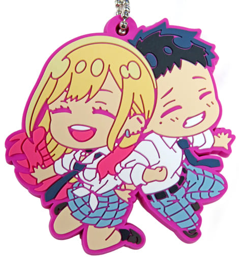 Marin Kitagawa Wakana Gojo My Dress-Up Darling Defo Rubber! Key Chain Key Chain [USED]