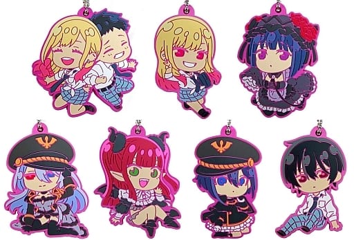 Marin Kitagawa, etc. My Dress-Up Darling Defo Rubber! Key Chain All 7 Types Set Key Chain [USED]