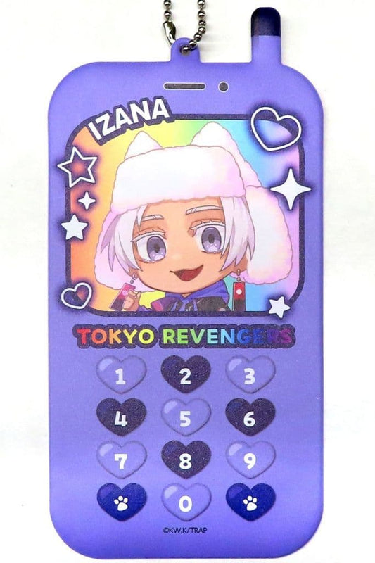 Izana Kurokawa Mini Character Tokyo Revengers Phone Style Keychain in Namja Town 2024 Limited Mini Game Takemichi's Training Roulette Prize A-12 Key Chain [USED]