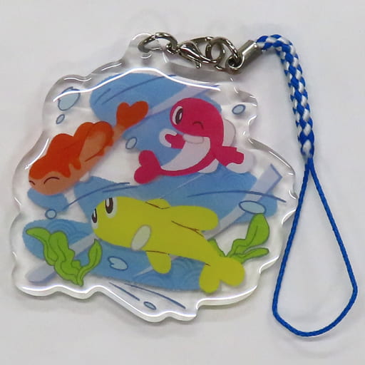 Tatsugiri Swimming Pokemon Acrylic Netsuke Collection Dai Sushi! Tatsugiri Zukushi Pokemon Center Limited Key Chain [USED]