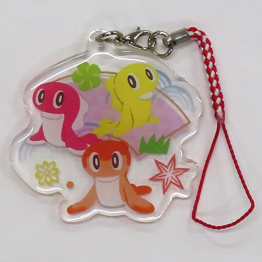 Tatsugiri Fan Pokemon Acrylic Netsuke Collection Dai Sushi! Tatsugiri Zukushi Pokemon Center Limited Key Chain [USED]