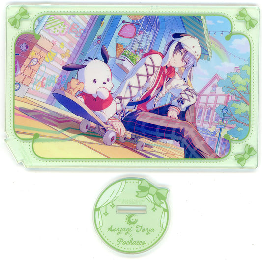 Toya Aoyagi Pochacco After Special Training Hatsune Miku: Colorful Stage! X Sanrio Characters Card-Style Acrylic Stand Acrylic Stands [USED]