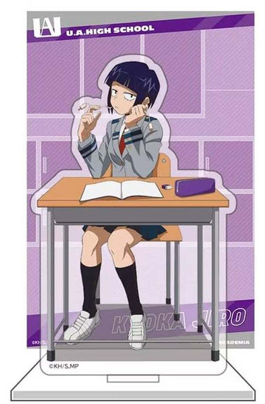 My Hero Academia Kyoka Jiro Acrylic Stand with Background Postcard Learn! Classroom Acrylic Stands [USED]