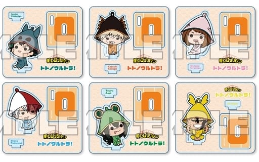 My Hero Academia Izuku Midoriya & Others Trading Mini Acrylic Stand Sauna All 6 Types Set Acrylic Stands [USED]