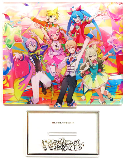 Hatsune Miku, etc. Hatsune Miku: Colorful Stage! Jacket Pattern Acrylic Stand CD Wonderlands x Showtime SEKAI ALBUM Vol.2 First Press Limited Edition with Bonus Goods Acrylic Stands [USED]