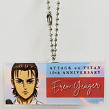 Ellen Yeager Attack on Titan Trading Nameplate Key Chain A 10th Anniversary Attack Fes Limited Key Chain [USED]