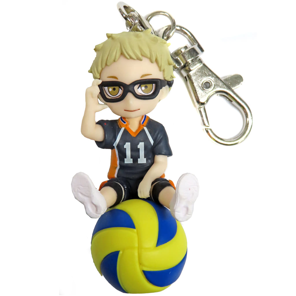 Kei Tsukishima Haikyu!! Petitto Norimas Vol.1 Key Chain [USED]