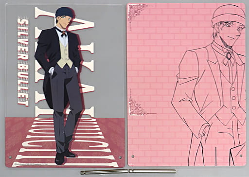 Shuichi Akai Natural Proportions Detective Conan Acrylic Board IPSTAR Collaboration Cafe 2023 China Exclusive Acrylic Stand [USED]