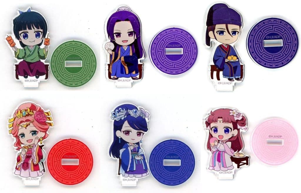 Maomao, etc. The Apothecary Diaries Trading Mini Acrylic Stand A Pop Up Store in Loft Limited All 6 Types Set Acrylic Stand [USED]
