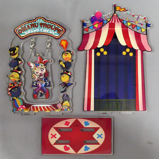 Polka Omaru VTuber Hololive Yurayura Acrylic Diorama Stand 2nd Anniversary Celebration Acrylic Stands [USED]