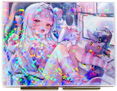 Murasaki Shion VTuber Hololive Kirakira Two-Layer Acrylic Panel 5th Anniversary Celebration Acrylic Stands [USED]