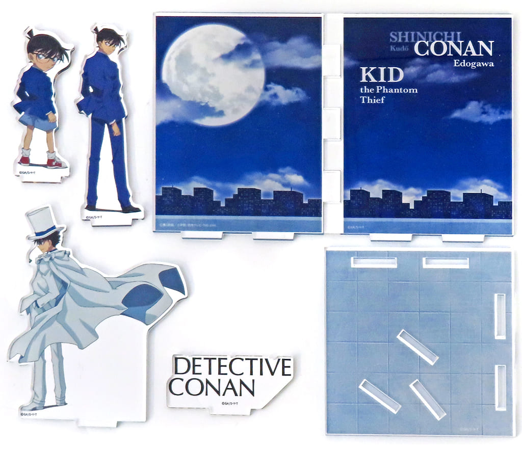 Conan Edogawa, etc. Moonlit Encounter Ver. Detective Conan Acrylic Diorama Acrylic Stand [USED]