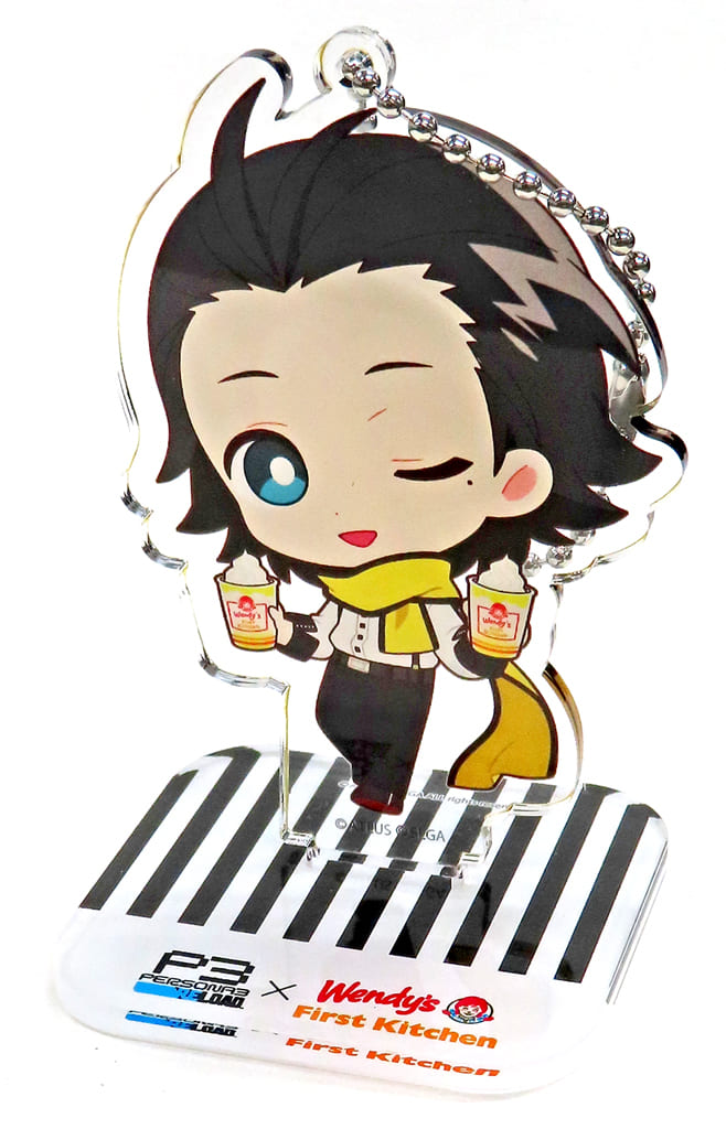 Ryoji Mochizuki Persona 3 Reload Trading Acrylic Stand Key Chain Wendy's & First Kitchen Limited Key Chain [USED]