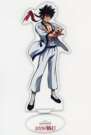 Sanosuke Sagara Rurouni Kenshin: Meiji Kenkaku Romantan Ichiban Kuji Big Acrylic Stand Prize D Acrylic Stands [USED]