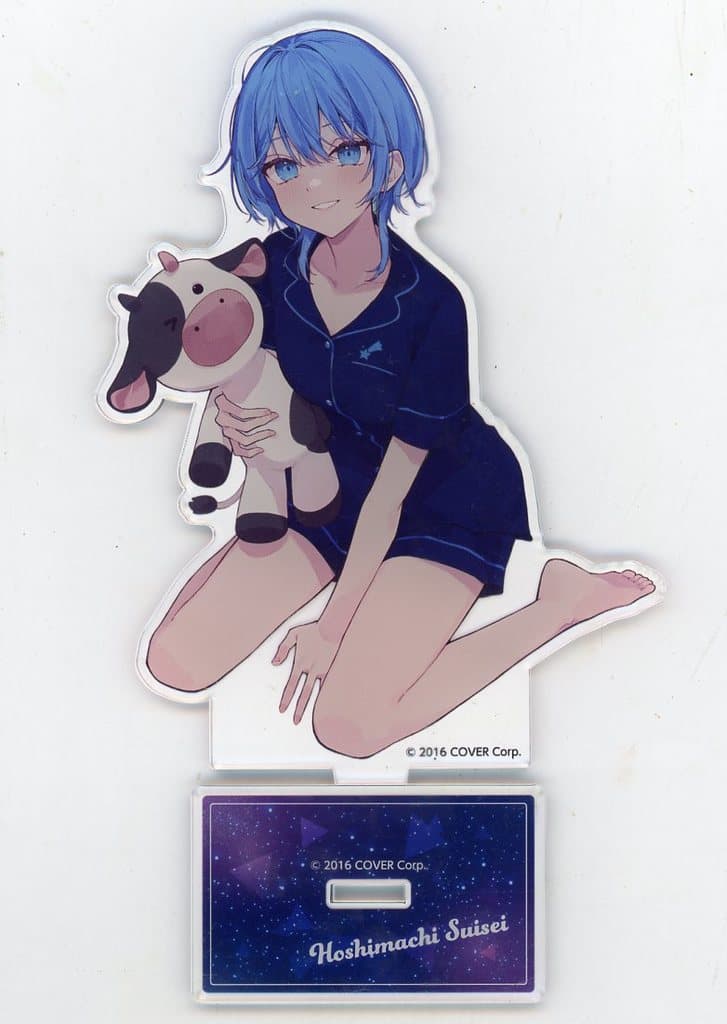 Hoshimachi Suisei B Pajamas VTuber Hololive Acrylic Stand Gyukaku Yakiniku Party with Suichan Exclusive Acrylic Stands [USED]
