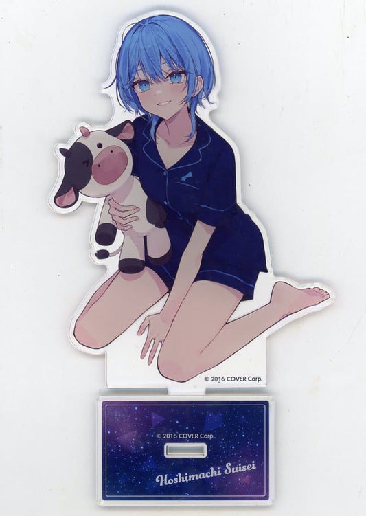 Hoshimachi Suisei B Pajamas VTuber Hololive Acrylic Stand Gyukaku Yakiniku Party with Suichan Exclusive Acrylic Stands [USED]