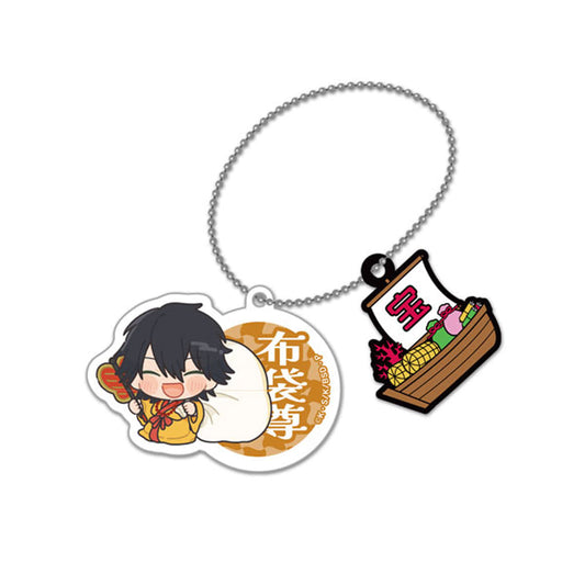 Ranpo Edogawa Bungo Stray Dogs X Seven Lucky Gods Acrylic Ball Chain with Rubber Charm Charm [USED]