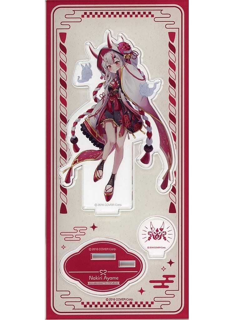 Nakiri Ayame VTuber Hololive Acrylic Stand Irohanihohet Ayafubumi Acrylic Stands [USED]