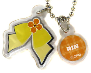 Rin Kagamine VOCALOID Motif Acrylic Key Chain Hana Biyori Limited Key Ring [USED]