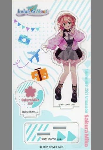 Sakura Miko VTuber Hololive Acrylic Stand hololive Meet 2023 Exclusive Acrylic Stands [USED]