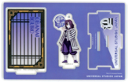 Obanai Iguro Demon Slayer: Kimetsu no Yaiba Collectible Acrylic Key Chain Universal Studios Japan 2024 Limited Key Chain [USED]