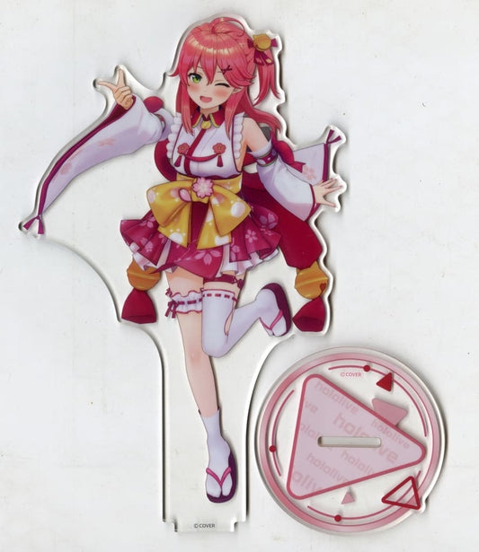 Sakura Miko 2019 Shrine Maiden Reveal Version VTuber Hololive 3D Acrylic Stand Acrylic Stands [USED]