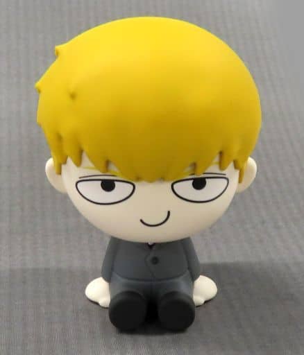 Arataka Reigen Mob Psycho 100 Rubber Mascot Original Work & Anime Exhibition: Kiseki Limited Key Chain [USED]