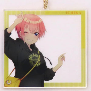 Ichika Nakano Newly Drawn Flower Motif Coordination Ver. The Quintessential Quintuplets Movie arti-mate Photo Frame Style Big Acrylic Key Chain animate Limited Key Ring [USED]