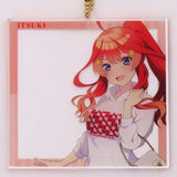 Itsuki Nakano Newly Drawn Flower Motif Coordination Ver. The Quintessential Quintuplets Movie arti-mate Photo Frame Style Big Acrylic Key Chain animate Limited Key Ring [USED]