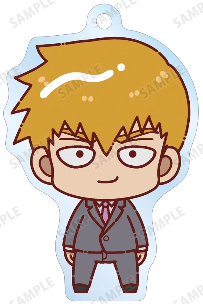 Arataka Reigen Mob Psycho 100 III Chokonto! Trading Acrylic Key Chain Key Chain [USED]
