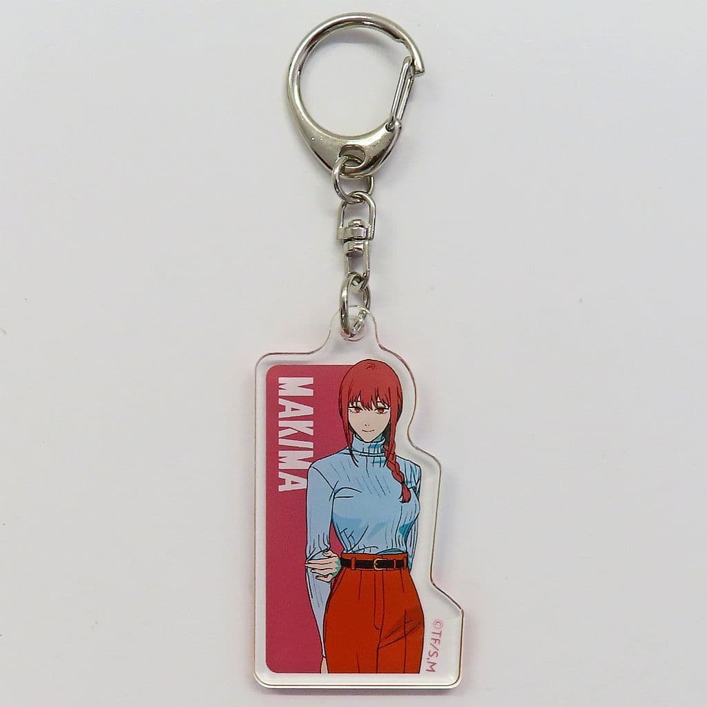 Chainsaw Man Makima Acrylic Keychain Chainsaw Man Cafe at BOX cafe&space Limited Keychains [USED]